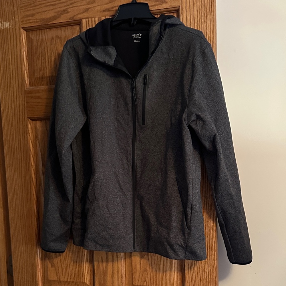 Gray Zip-Up Jacket
